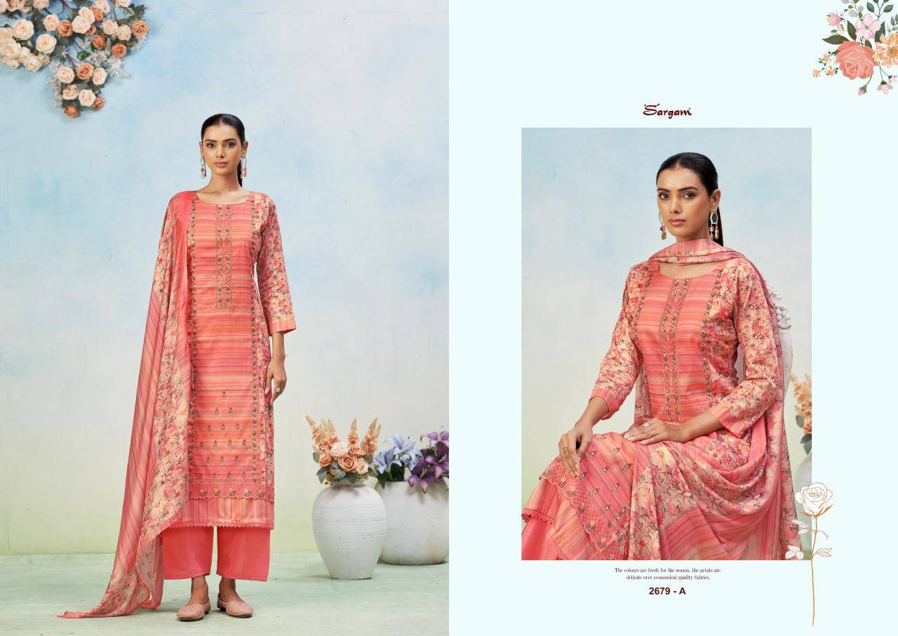 Sargam tisha Designer dress materials in Delhi